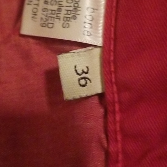 Rag & Bone store exclusive red chinos - Picture 3 of 4